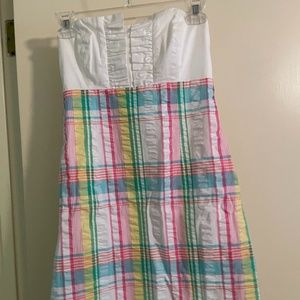 Lily Pulitzer strapless dress, size 0